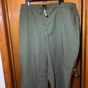 NWT Lane Bryant Poplin Wide Leg Crop